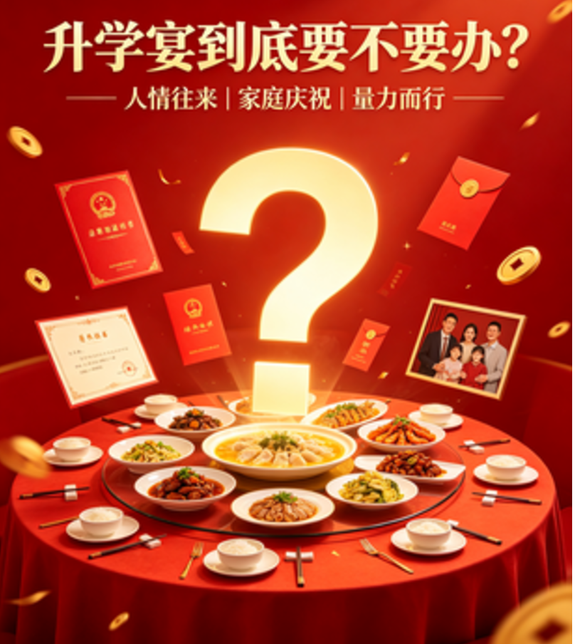 升学宴到底要不要办?